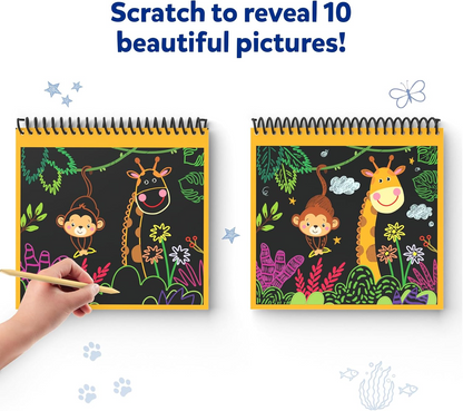 Skillmatics Magical Scratch Art Amazing Animals