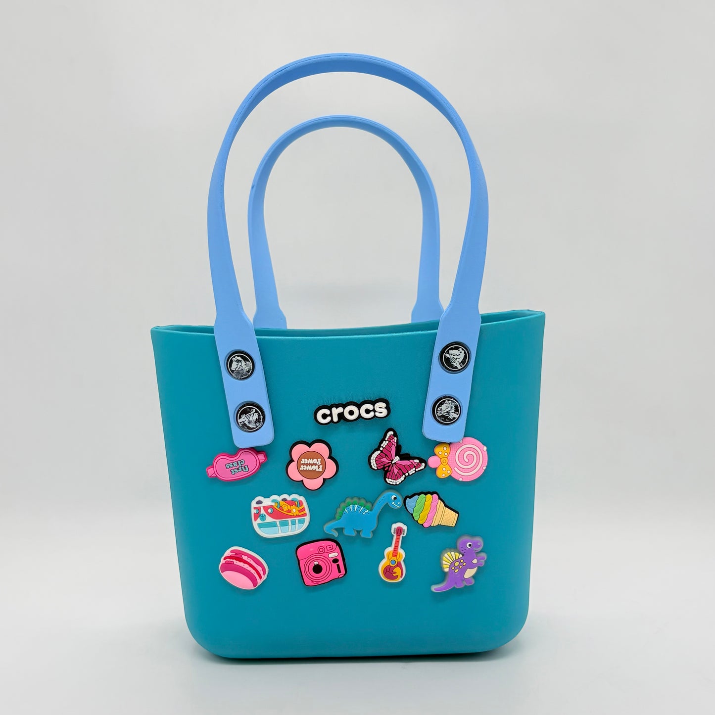 Small Crocs Classic Tote Bag with Jibbitz Charms