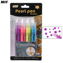 Pearl 3D Paint Pen Set 4 Pcs