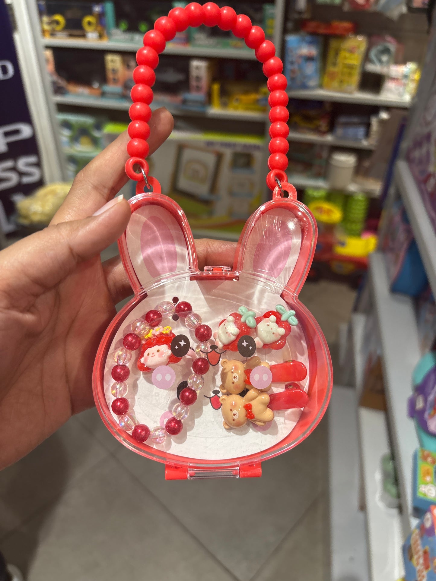 Red Bunny Shape Kids Jewellery & Accessories