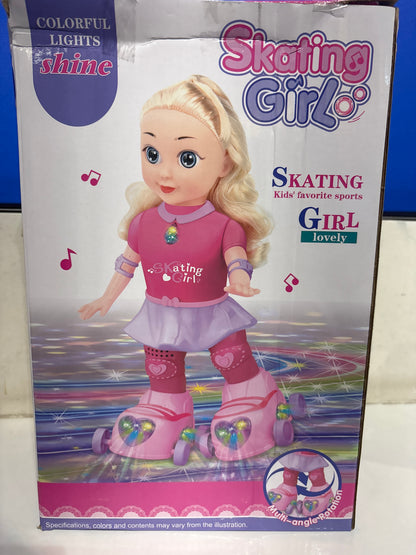 Skating Girl Doll with Light and Sound