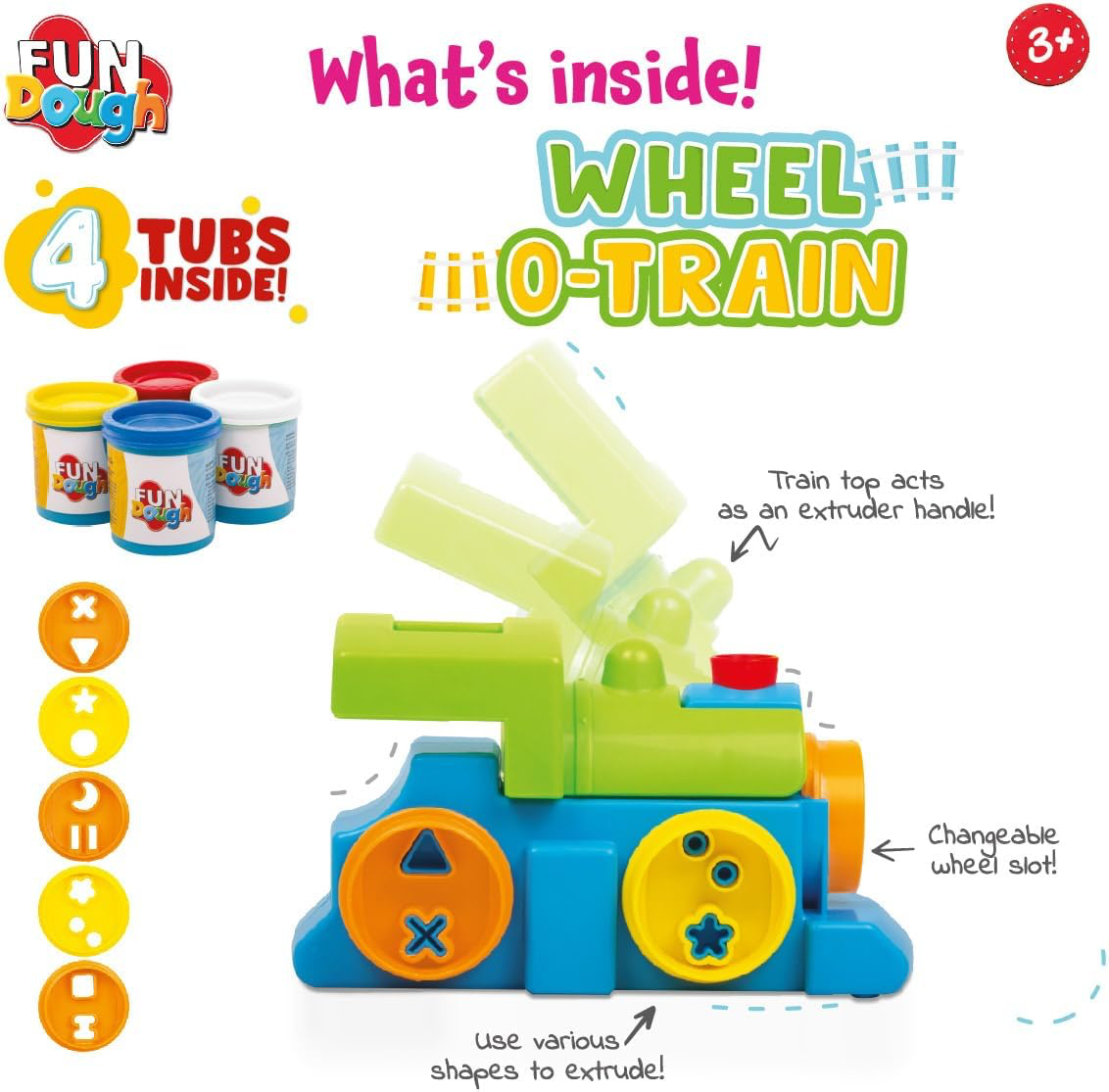 Funskool Fun Dough Wheel-O-Train