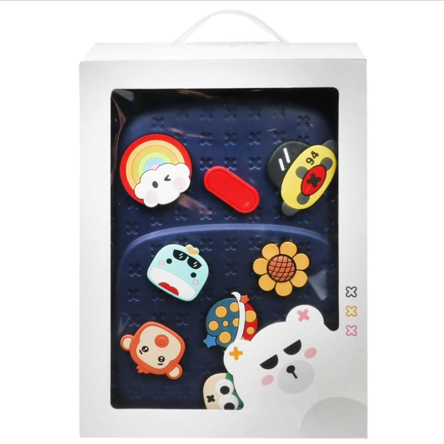 Kawaii Ku 3D Character Kids School Backpack with Badges