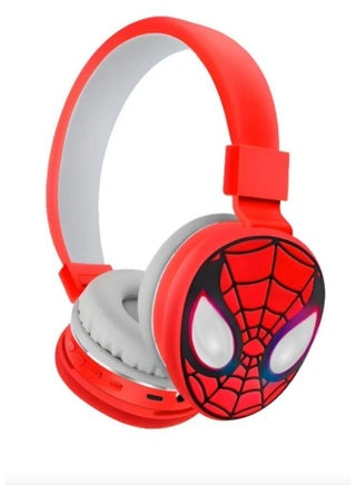 AH-806E Spider-Man Wireless Kids' Headphones – Super Bass with LED Light-Up Design