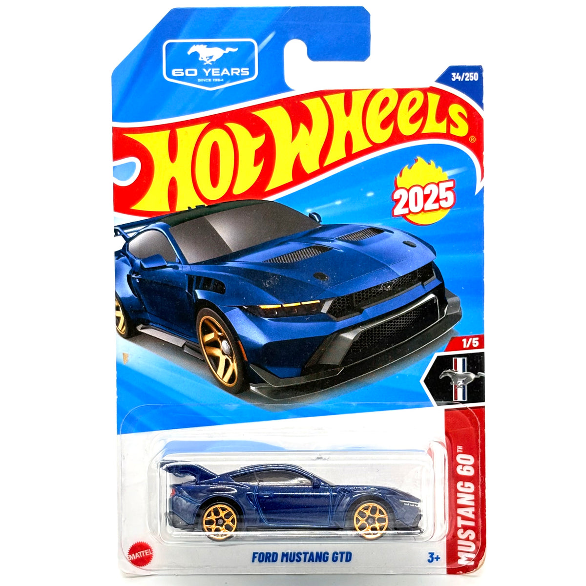 Hot Wheels Basic Mainline Car Ford Mustang GTD
