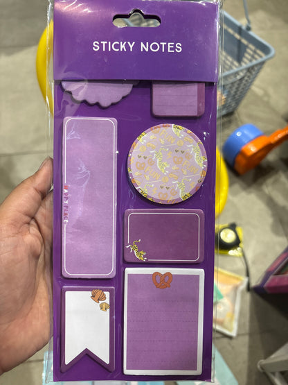 12 Pcs Shaped Sticky Notes Pack