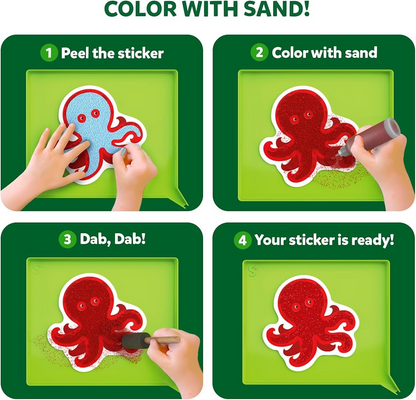 Skillmatics Sand-Tastic Art Amazing Animal Activity Kit
