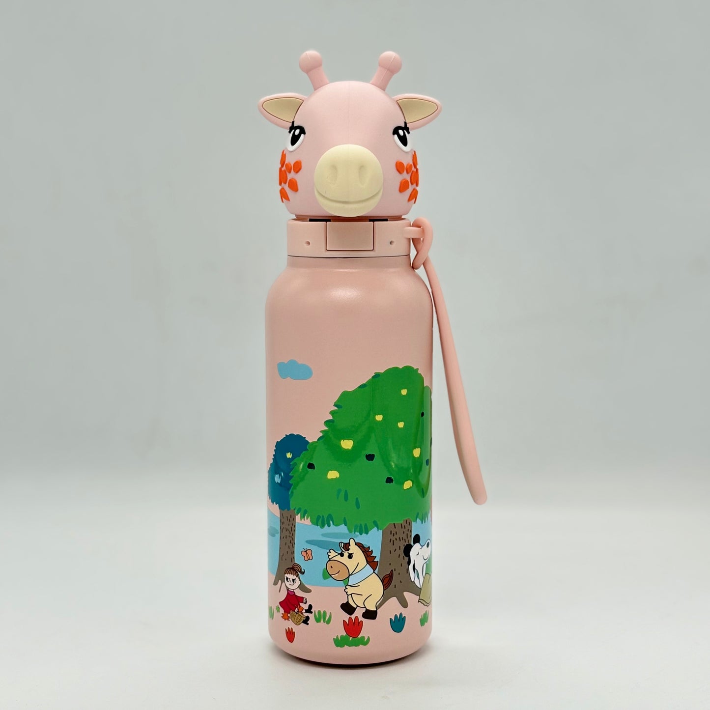 Animal Head Insulated Steel Water Bottle 560ml