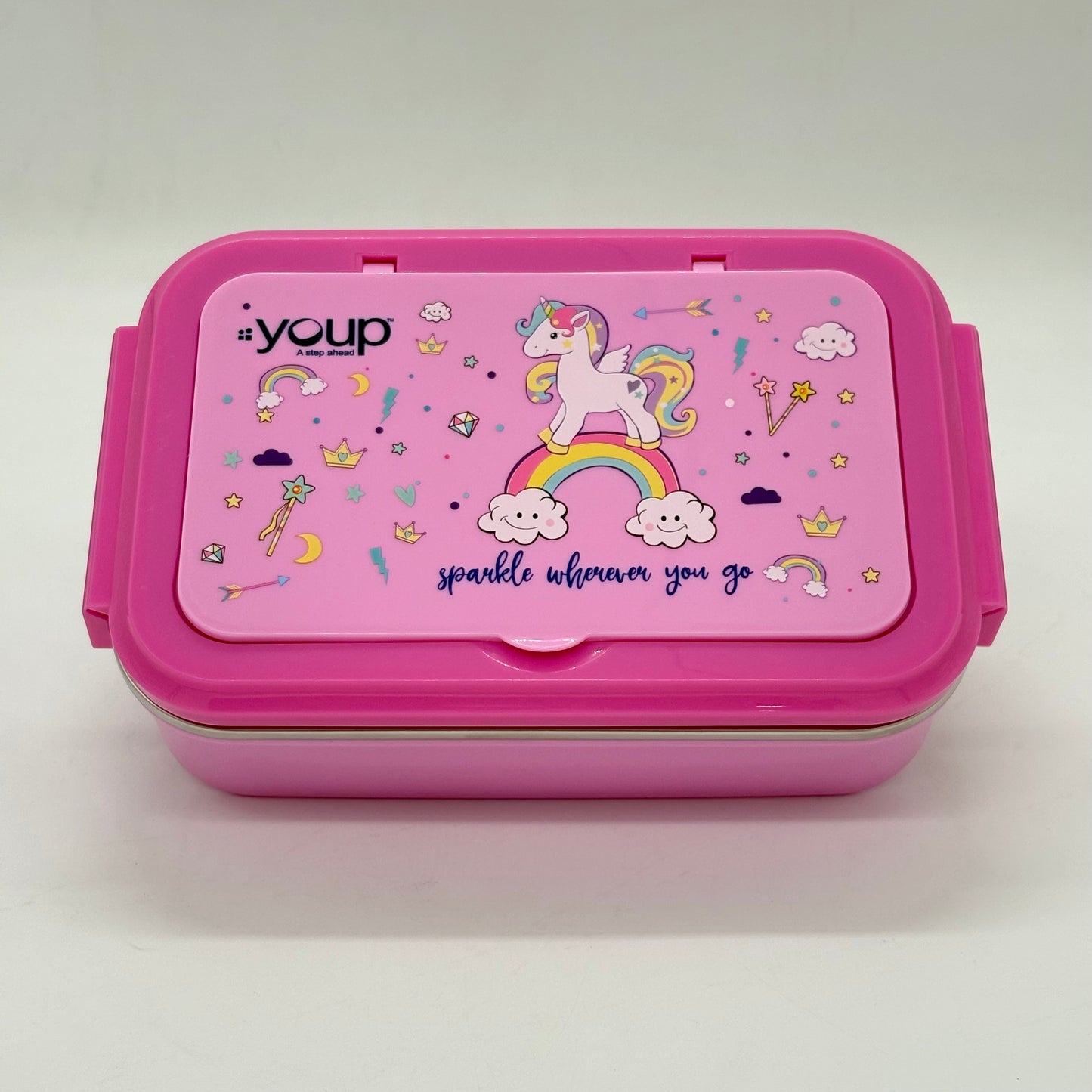 Unicorn Lunch Stainless Steel Box - 850 ml