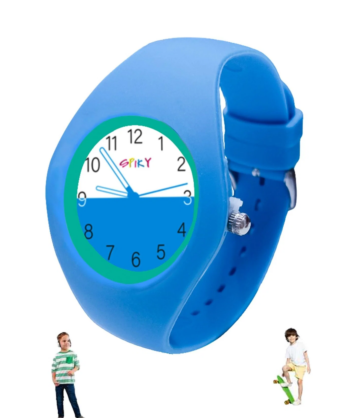 Spiky EVA A39 Dual-Tone Analog Watch
