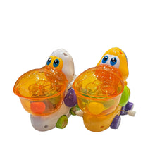 Wind Up Big Mouth Duck Toy With Rotating Chain