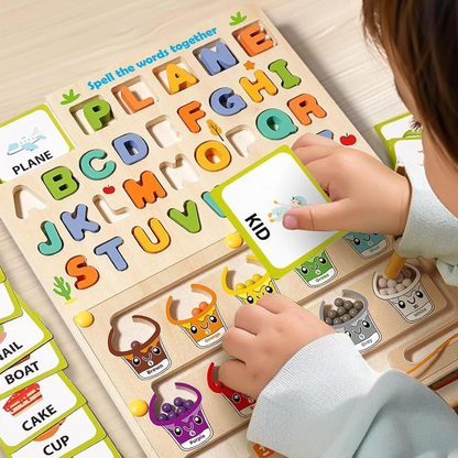 Magnetic Spelling Maze Board Game