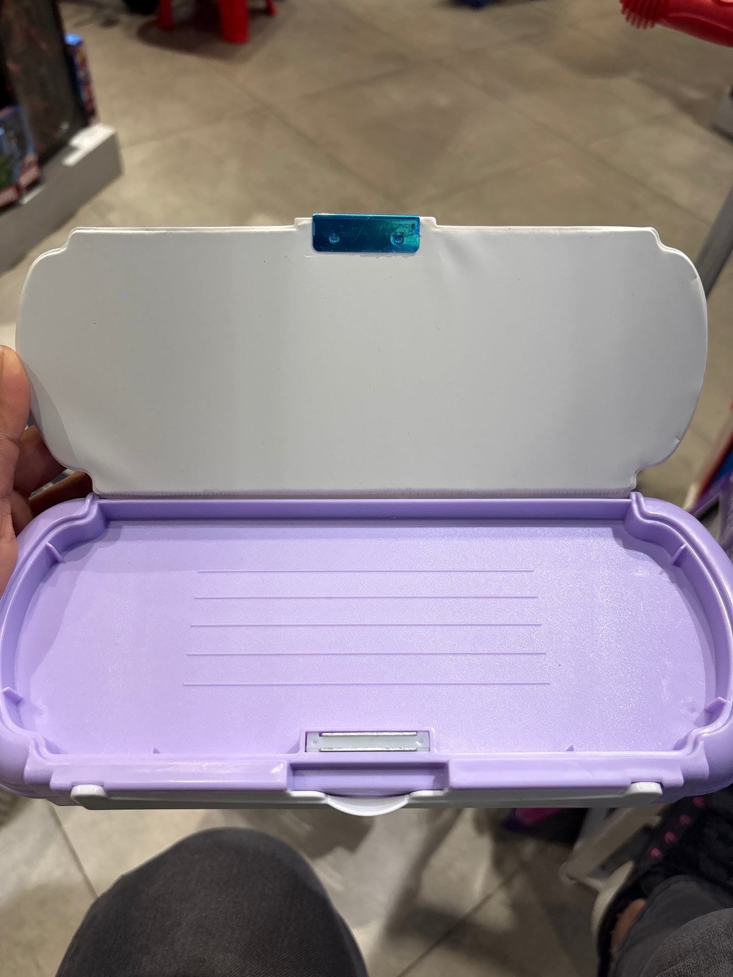 BTS Magnetic Pencil Box with Built-in White Board and Marker