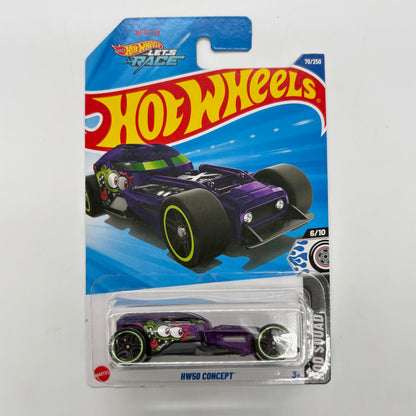 Hot Wheels 1:64 Die-Cast Set of 4 - Cupra e-Racer, 95 Mazda RX-7 Drift, Track Dwagon, HW50 Concept