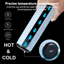 Steel Vacuum Flask with LED Temp Display 420 ml