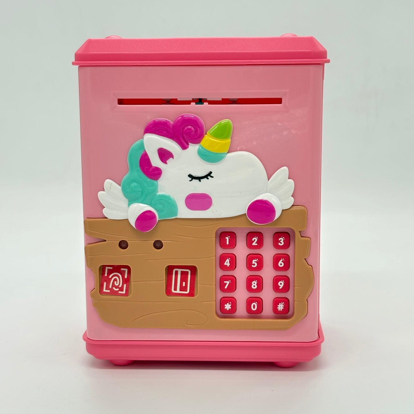 Electronic Mini ATM Piggy Bank with Password Lock and Fingerprint
