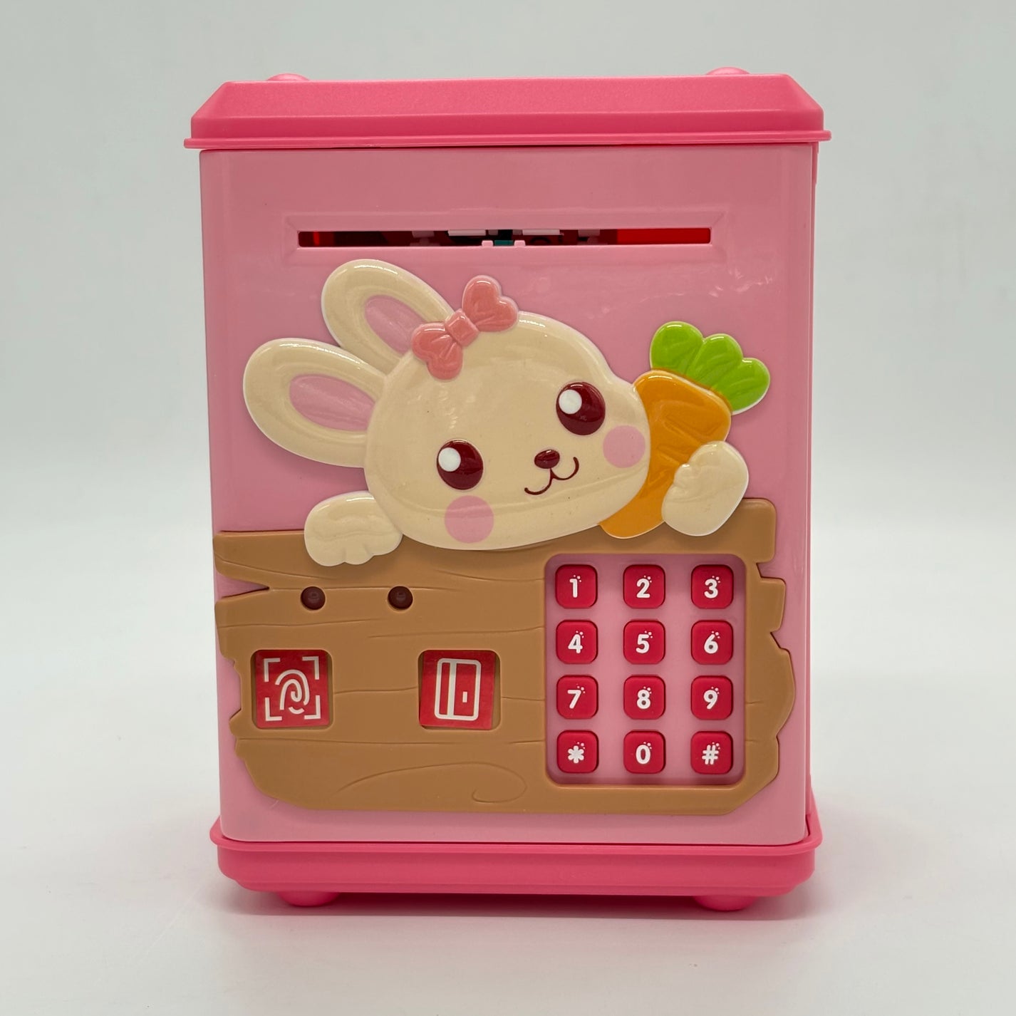 Electronic Mini ATM Piggy Bank with Password Lock and Fingerprint