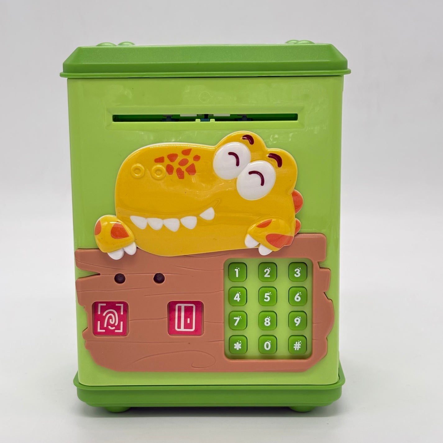 Electronic Mini ATM Piggy Bank with Password Lock and Fingerprint