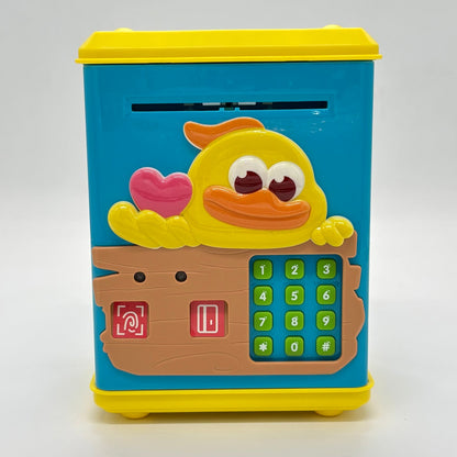 Electronic Mini ATM Piggy Bank with Password Lock and Fingerprint