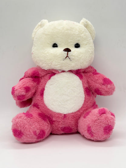 Pink Teddy with Hoodie 40cm Soft Toy