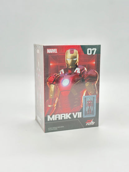 Marvel Iron Man Mark VII ZD Toys 4-Inch Action Figure with Display Stand