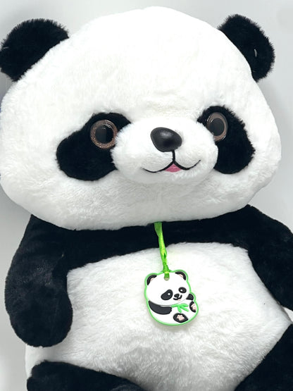 Panda Soft Plush Stuffed Toy with Blanket & Charm — 45 cm