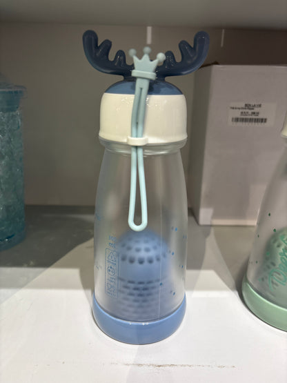 300ML PLASTIC BOTTLE WITH REINDEER HORNS
