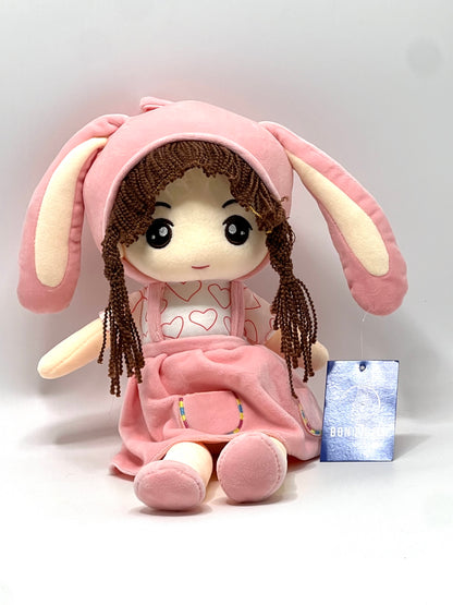 Small Doll with Bunny Ear 42 cm Soft Toy