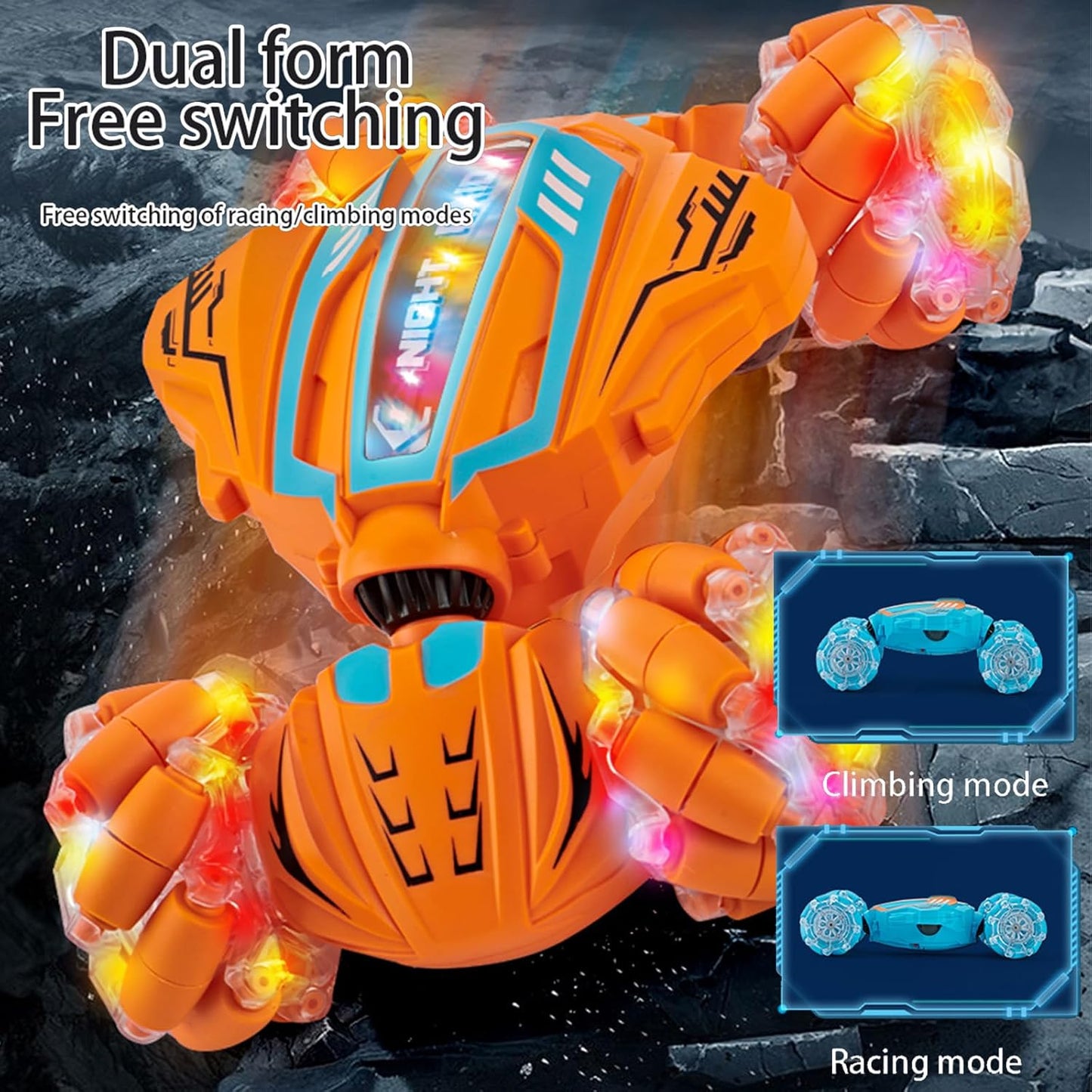 Night Raid 4WD Rc Stunt Car - 2.4GHz Gesture Sensing Remote