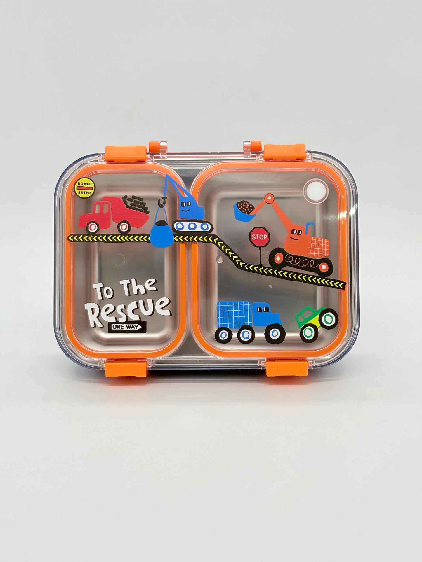 Back to School Steel Lunch Box, 2 Grid