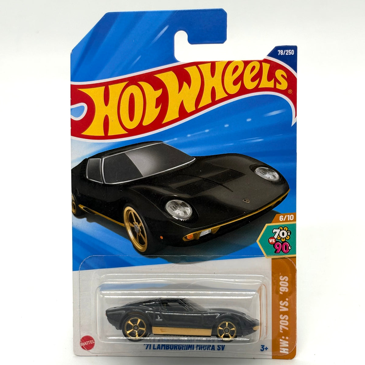 Hot Wheels Basic Mainline Car '71 Lamborghini Miura SV