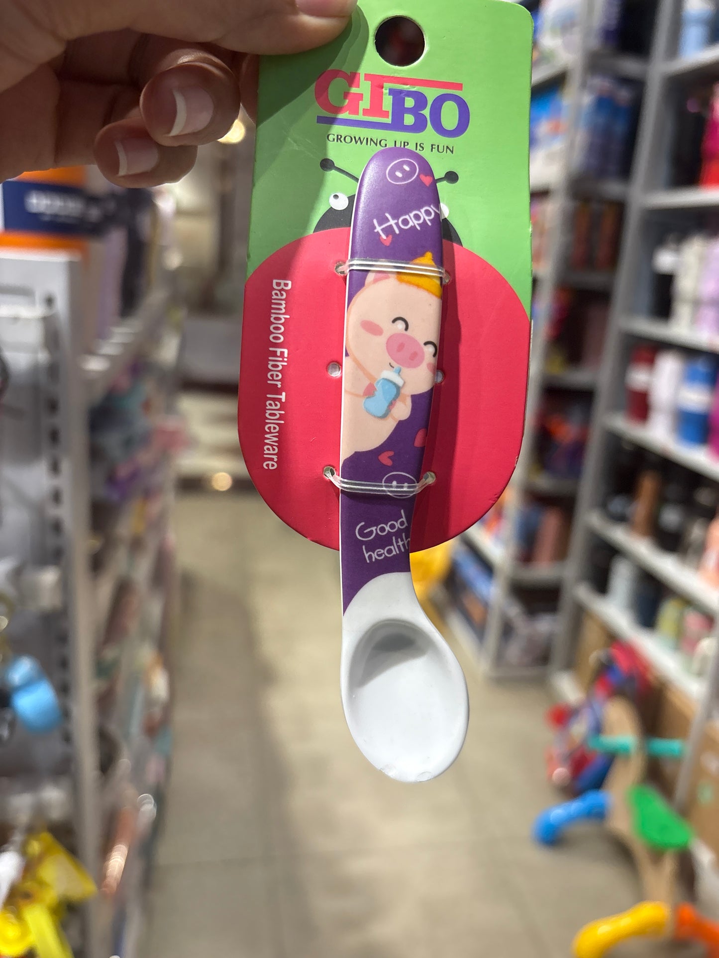 Bamboo Fiber Baby Spoon