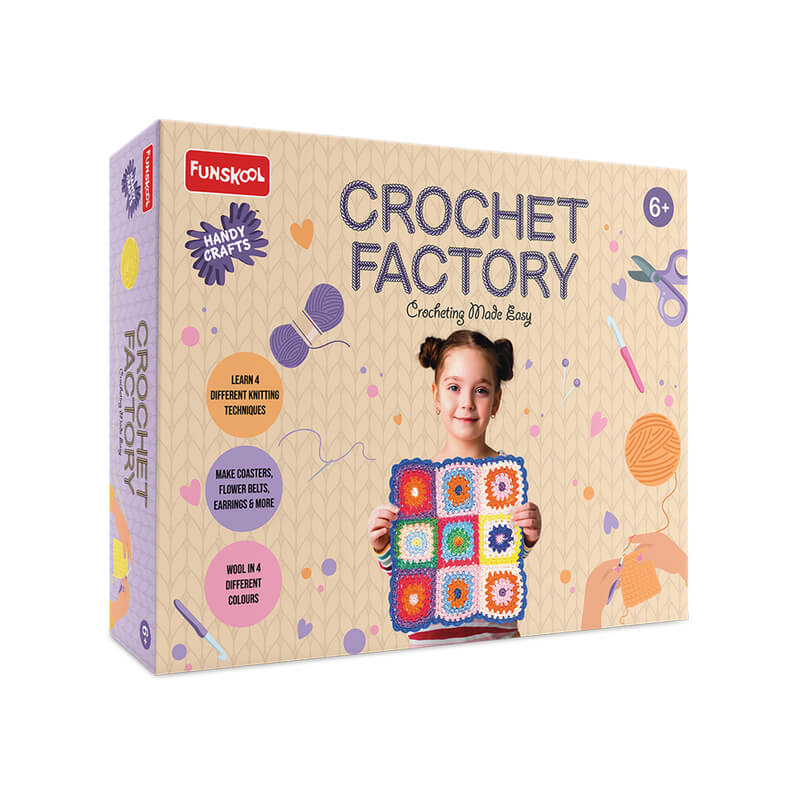 Funskool Handy Crafts Crochet Factory Kit