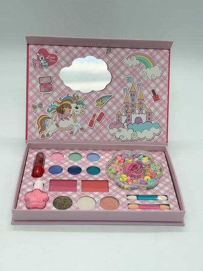 Unicorn Makeup Kit with Hair Accessories