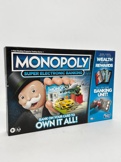 Monopoly Super Electronic Banking Rewards Board Game for Kids 8Y+