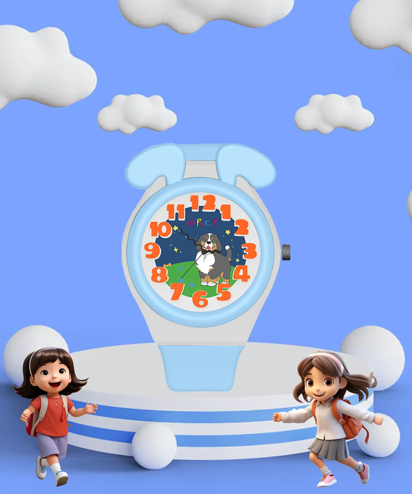 Spiky Fun & Cute Design Analog Kids Watch Spkeva35