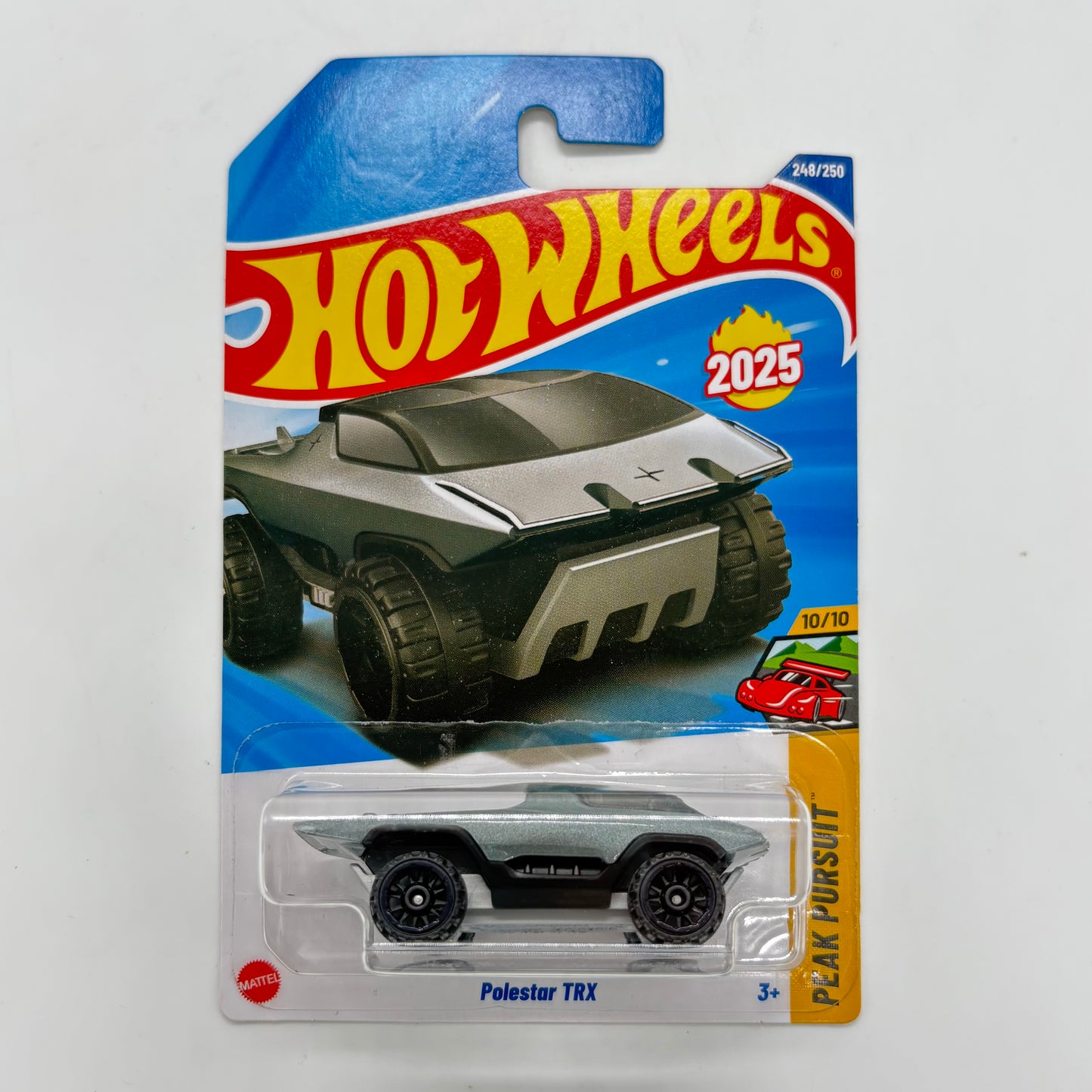 Hot Wheels 1:64 Die-Cast Set of 4 - Polestar TRX, Ravenger S/T, Porsche 911 Carrera Clip, 83 Chevy Silverado