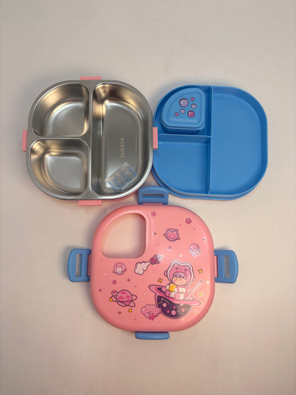 3 Compartment Insulated Lunch Box
