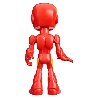 Marvel Spidey And His Amazing Friends Supersized Iron Man 9-Inch Action Figure, Preschool Super Hero Toy, 3Yrs+