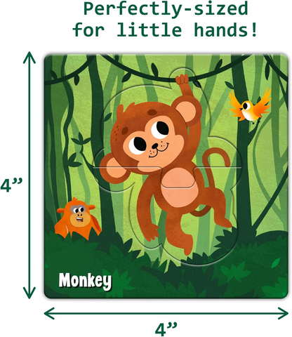 Super Play Jungle Animal Puzzle Set