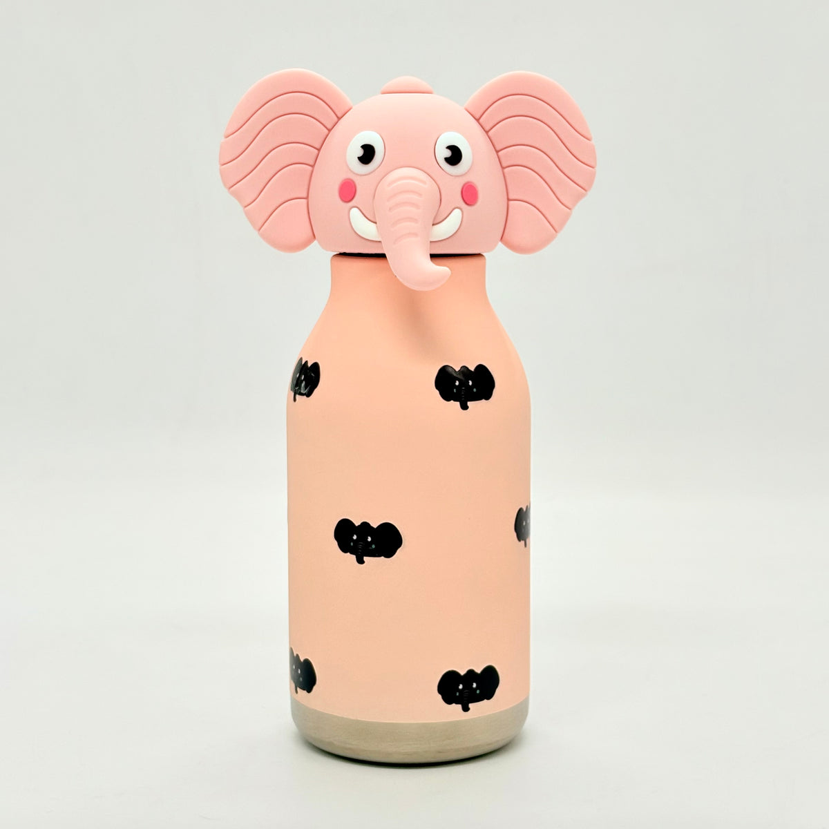 Cute Animal Insulated Bottle 450ml with Straw & Leak-Proof Lid