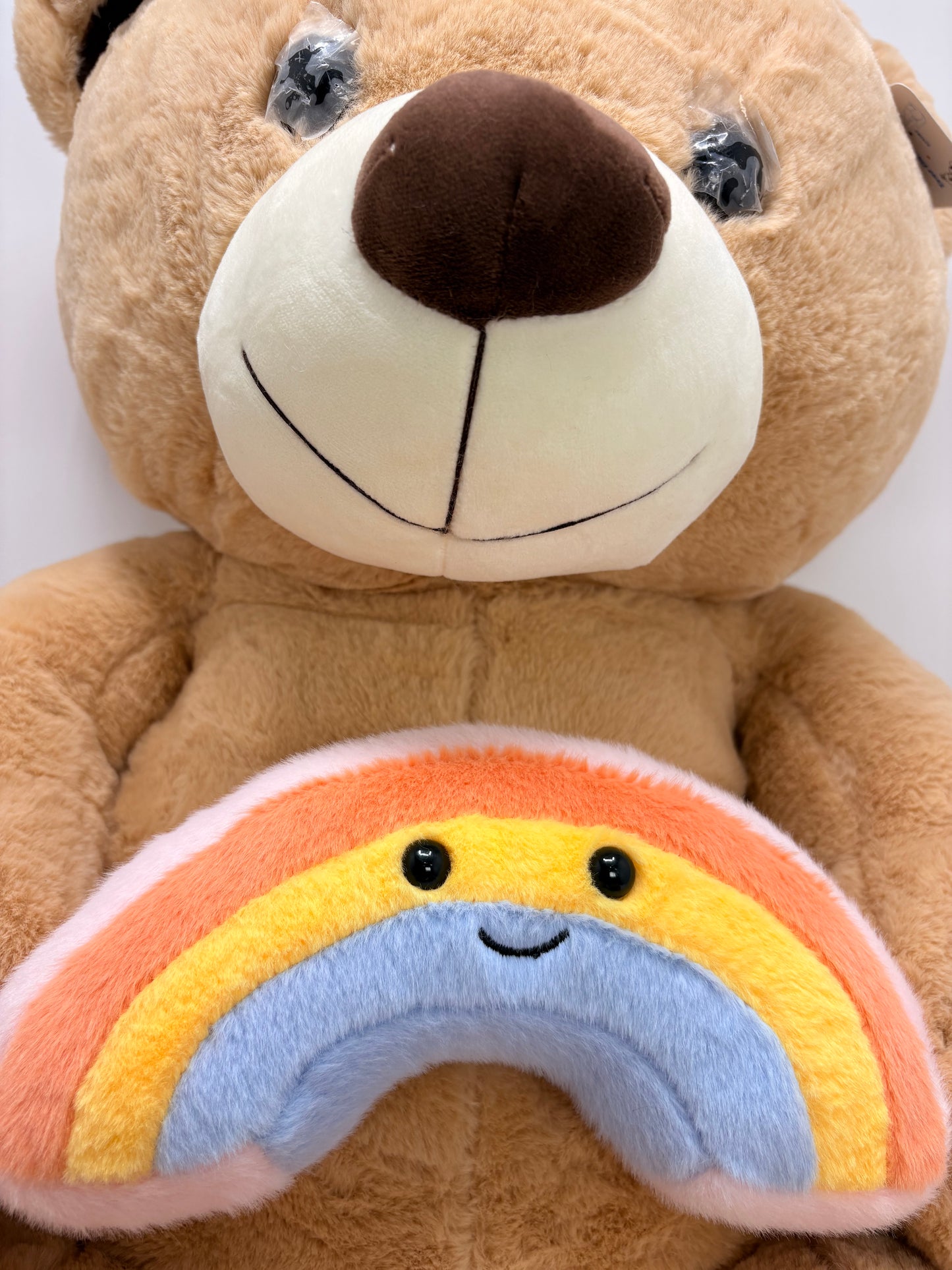 Teddy with Rainbow Soft Toy 95 cm