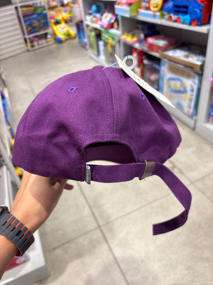 Lettered Baseball Cap Purple