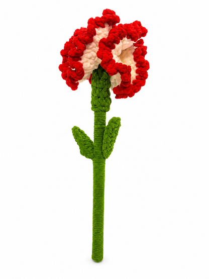 Handmade Crochet Flower with Stem
