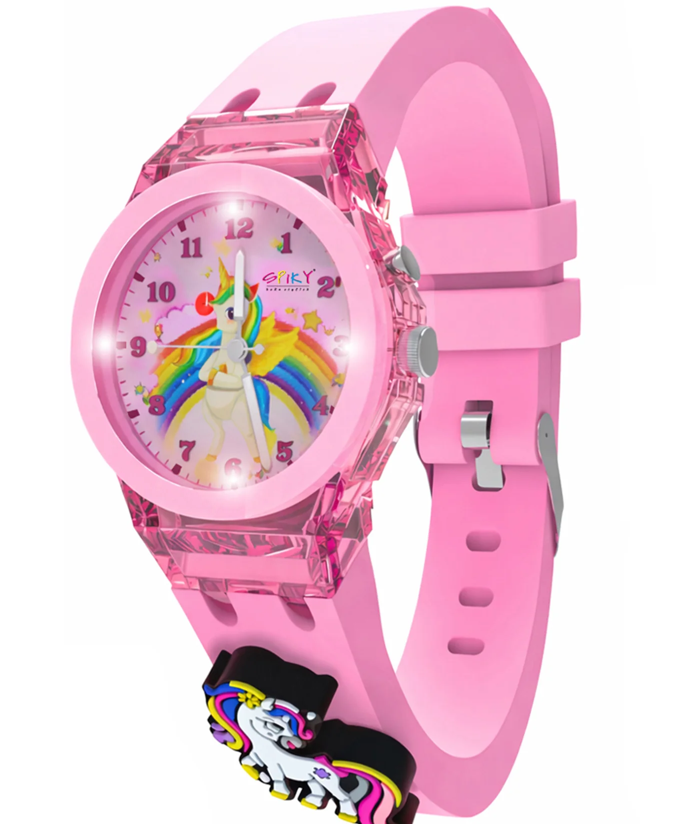 Spiky 3D Cartoon Analog Light Watch For Kids