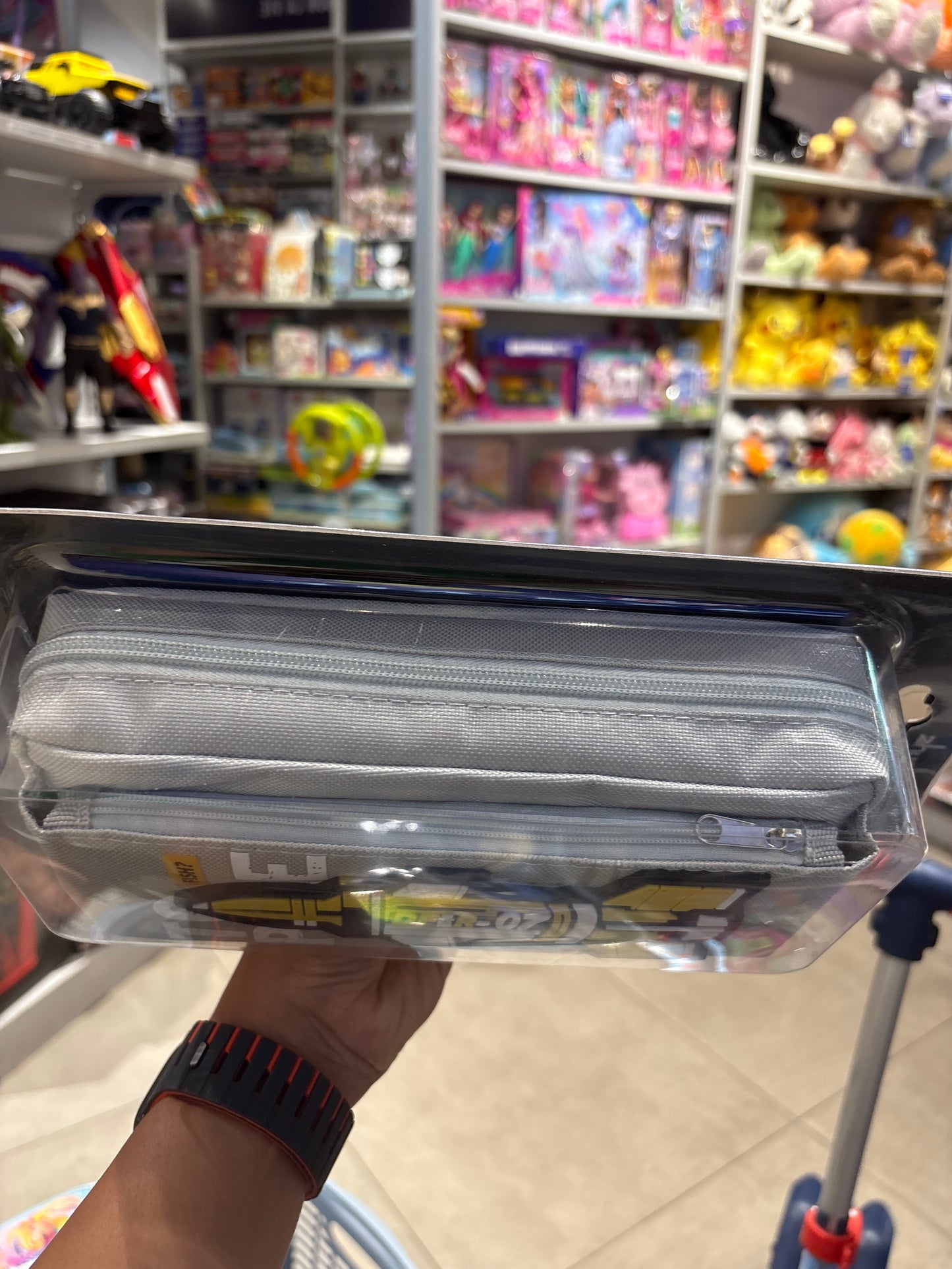 Soft Pouch with Rocket Print