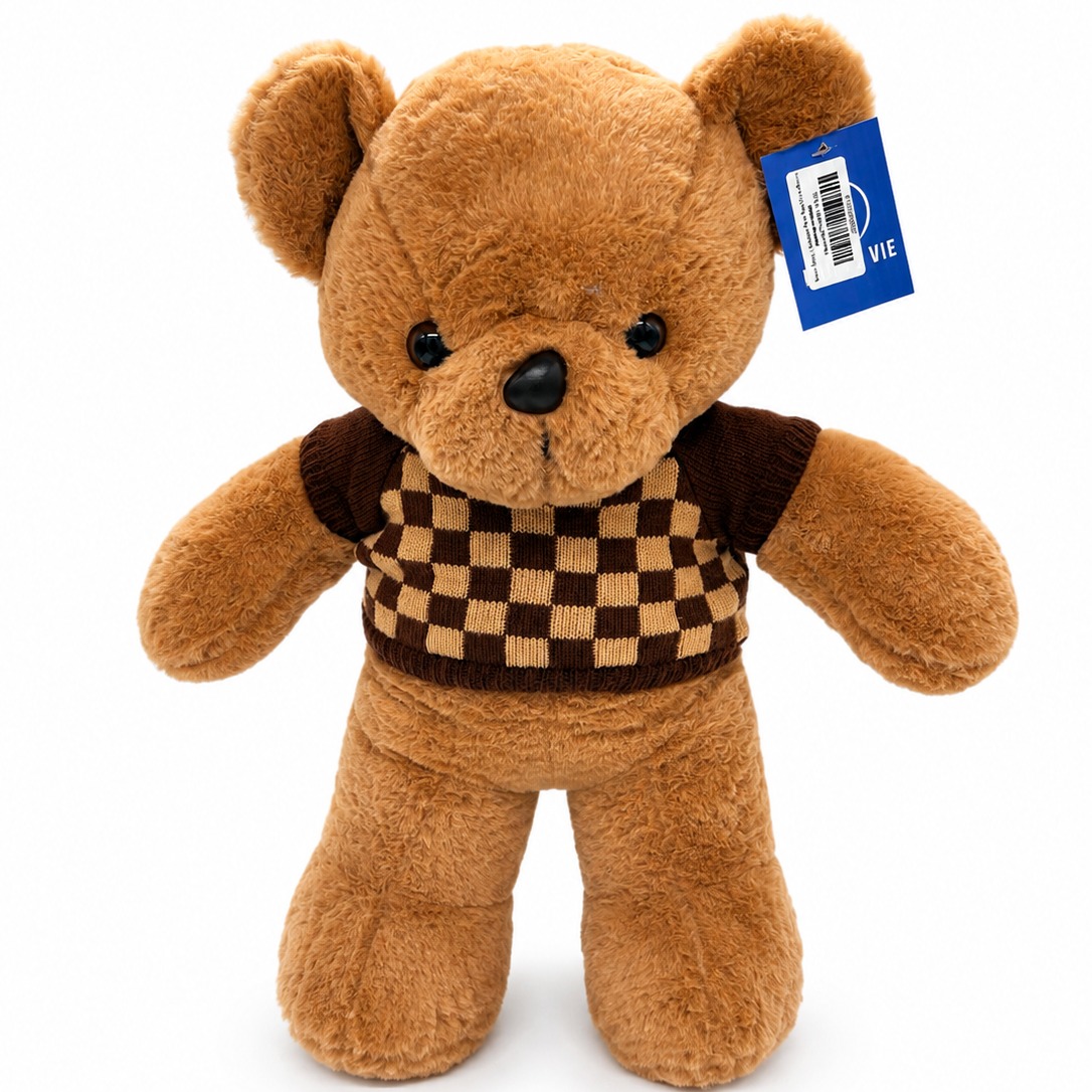 Brown Teddy in Sweater Plush Toys 53 Cm