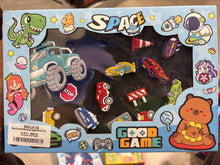 Cars Theme Silicone Pencil Case with 3D Jibbitz Charms – Large (Blue)