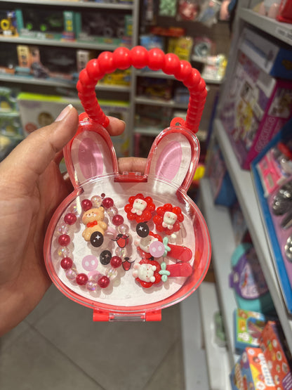 Red Bunny Shape Kids Jewellery & Accessories