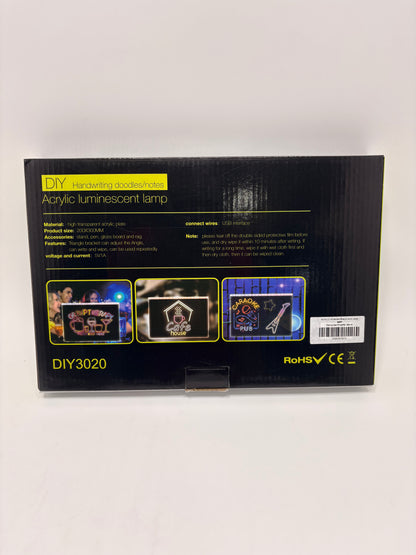 Acrylic Luminescent LED Board Large